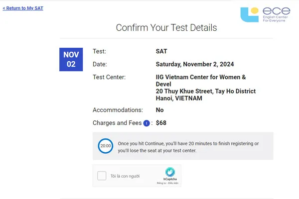 Guide to registering for the SAT in Vietnam