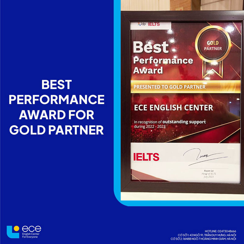 Trung tâm ngoại ngữ ECE là đối tác chính thức của IDP và BC tại Việt Nam