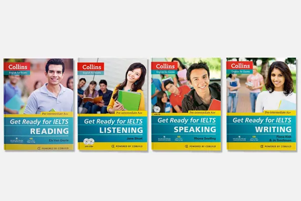 Recommended IELTS books by proficiency level