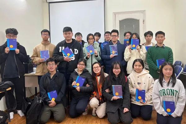 ECE students with their teacher