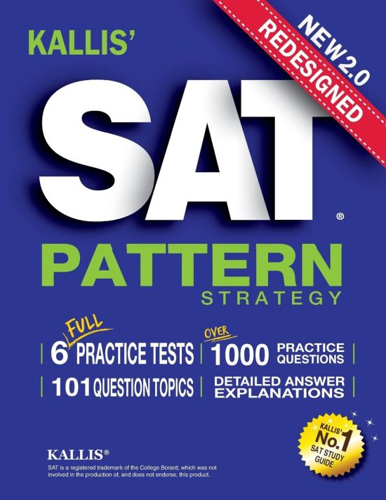 Sách Kallis' Redesigned SAT Pattern Strategy + 6 Full Length Practice Tests