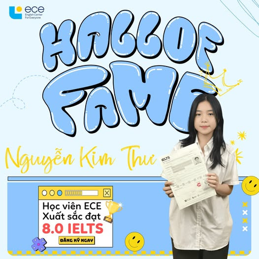 Học viên Nguyễn Kim Thư - 8.0 IELTS Overall