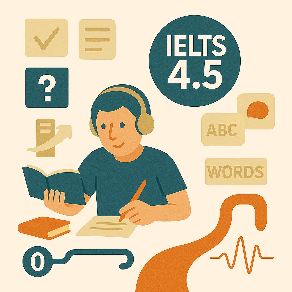 IELTS 4.5 study roadmap