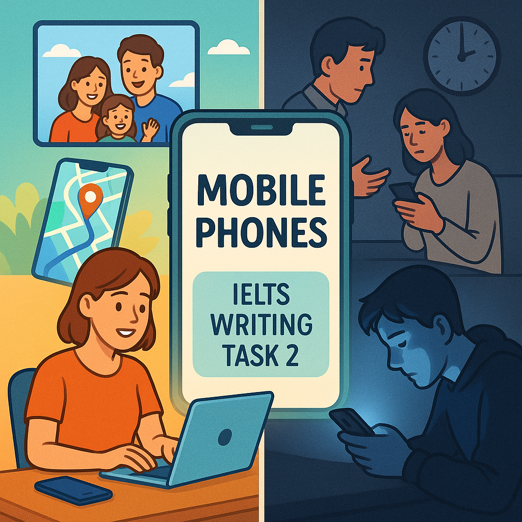 Cùng cô An Quyên ECE giải mã chủ đề mobile phones ielts writing task 2