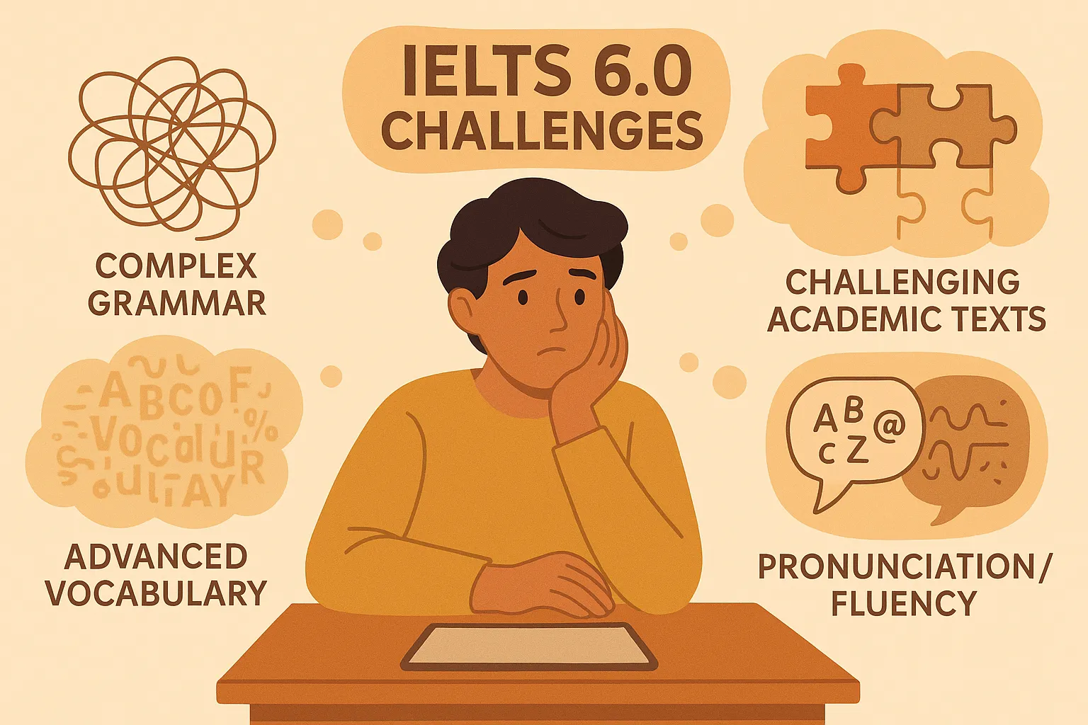 Challenges in reaching IELTS 6.0