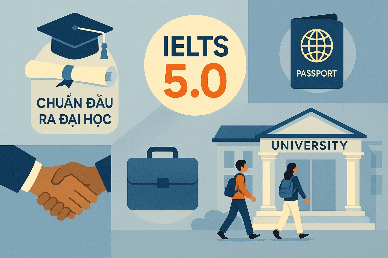 What are the benefits of reaching IELTS 5.0?