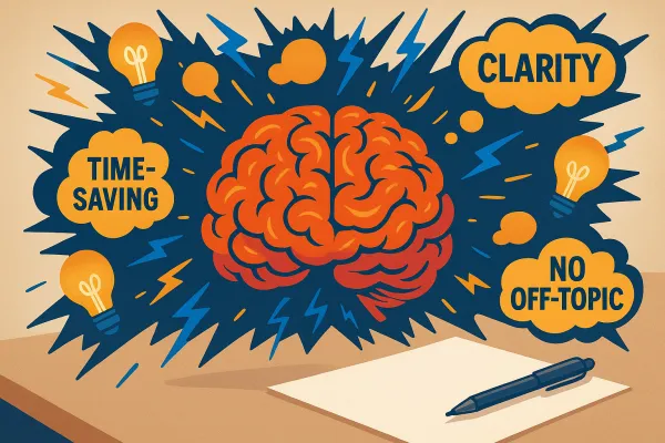 What is brainstorming and why is it important for IELTS Writing Task 2