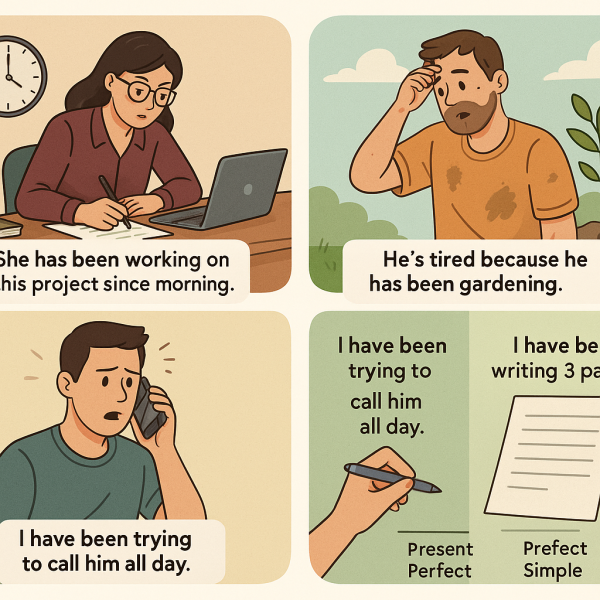 Cách dùng thì hiện tại hoàn thành tiếp diễn