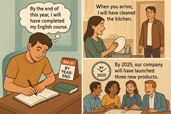 Cách dùng thì tương lai hoàn thành