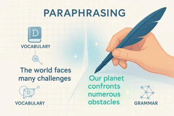 Writing an effective conclusion through paraphrasing