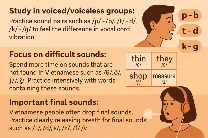 Chinh phục 24 phụ âm trong bảng IPA