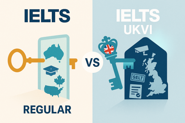 Điểm khác biệt giữa IELTS UKVI so với hình thức thi IELTS thông thường