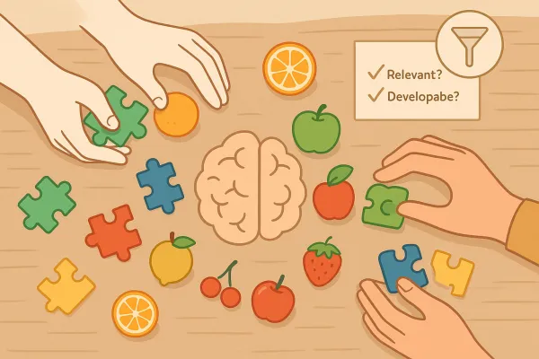 Categorizing and evaluating ideas during brainstorming