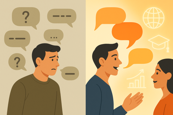 Từ ngại ngùng đến tự tin: Phát âm chuẩn mở lối giao tiếp không giới hạn.