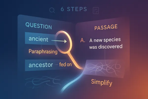 6 steps to conquer Matching Sentence Endings