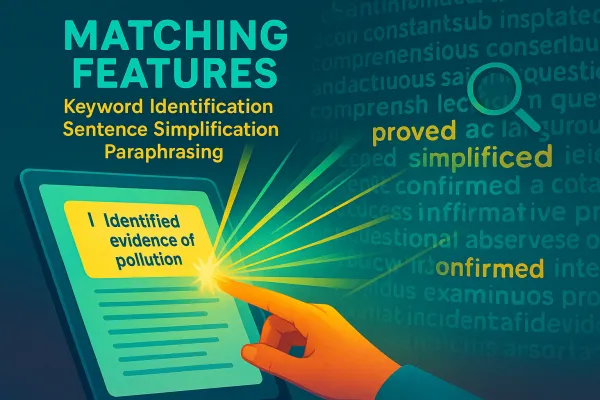 Effective steps for solving Matching Features