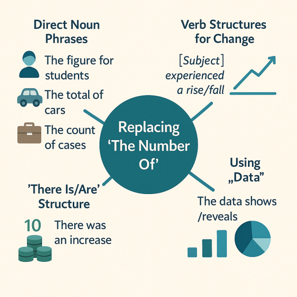 Các cụm từ và cấu trúc thay thế "The Number Of"