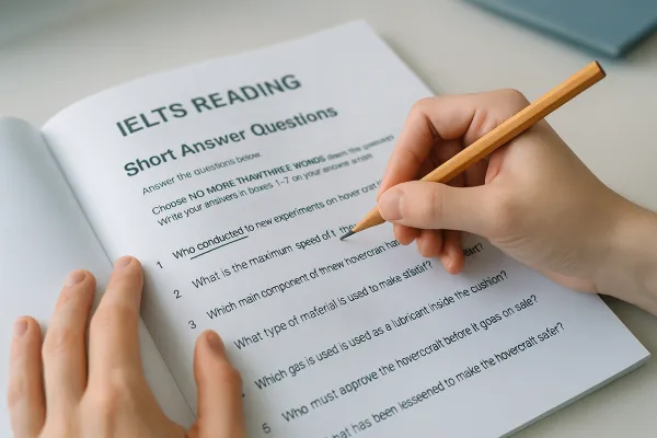 Short Answer Questions in IELTS Reading