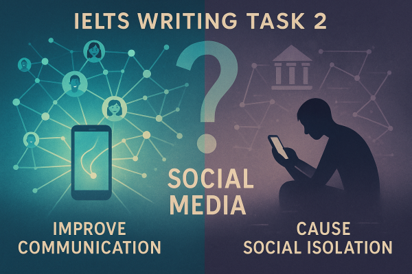 IELTS Writing task 2 topic social media
