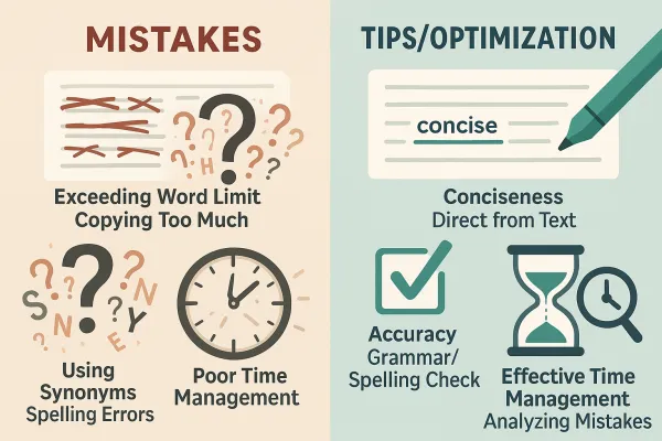 Common mistakes to avoid in Short Answer Questions