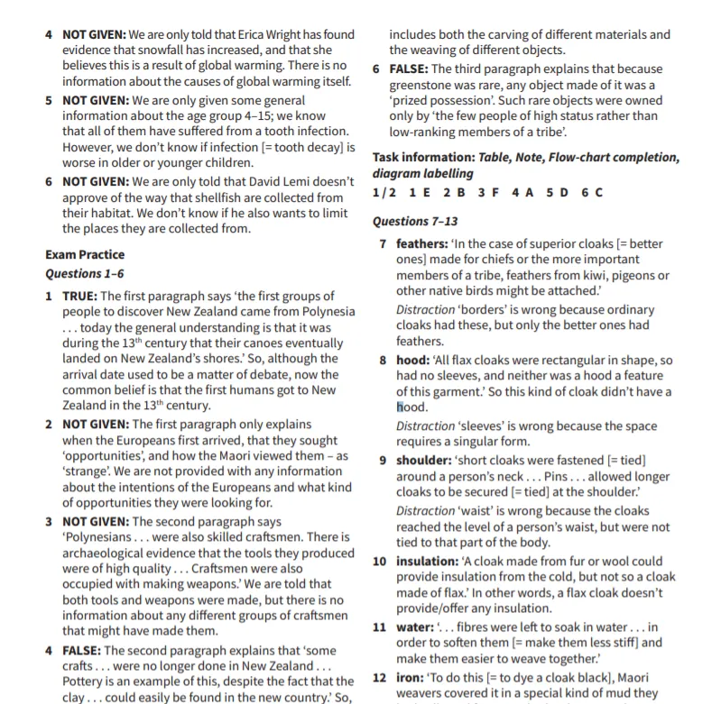 Content review of Cambridge IELTS Trainer 2 Academic (Published 2019)