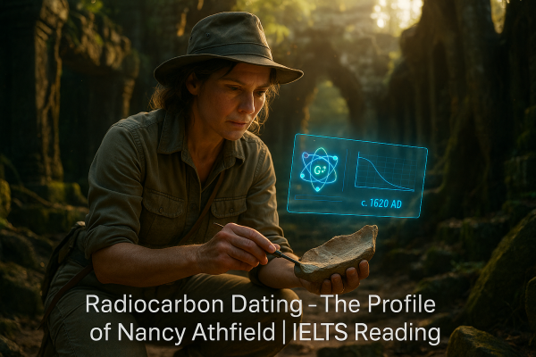 Radiocarbon dating - The profile of nancy athfield IELTS Reading