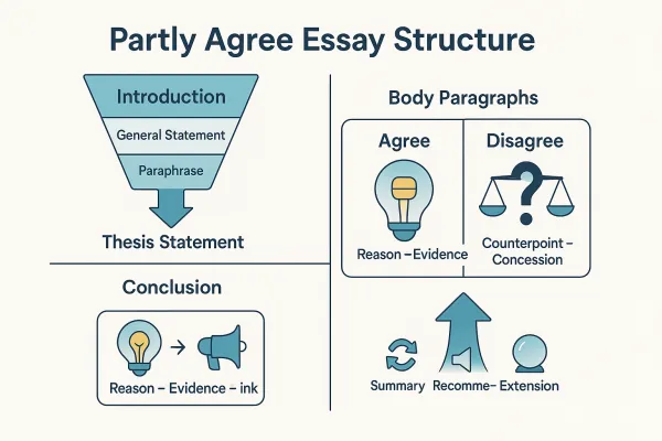 Structuring a Partly Agree essay