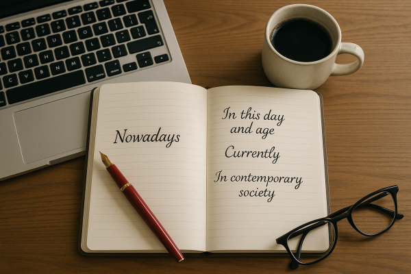 Nowadays Synonym IELTS