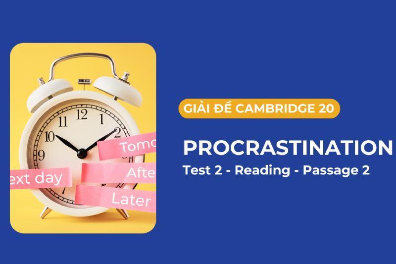 procrastination ielts reading