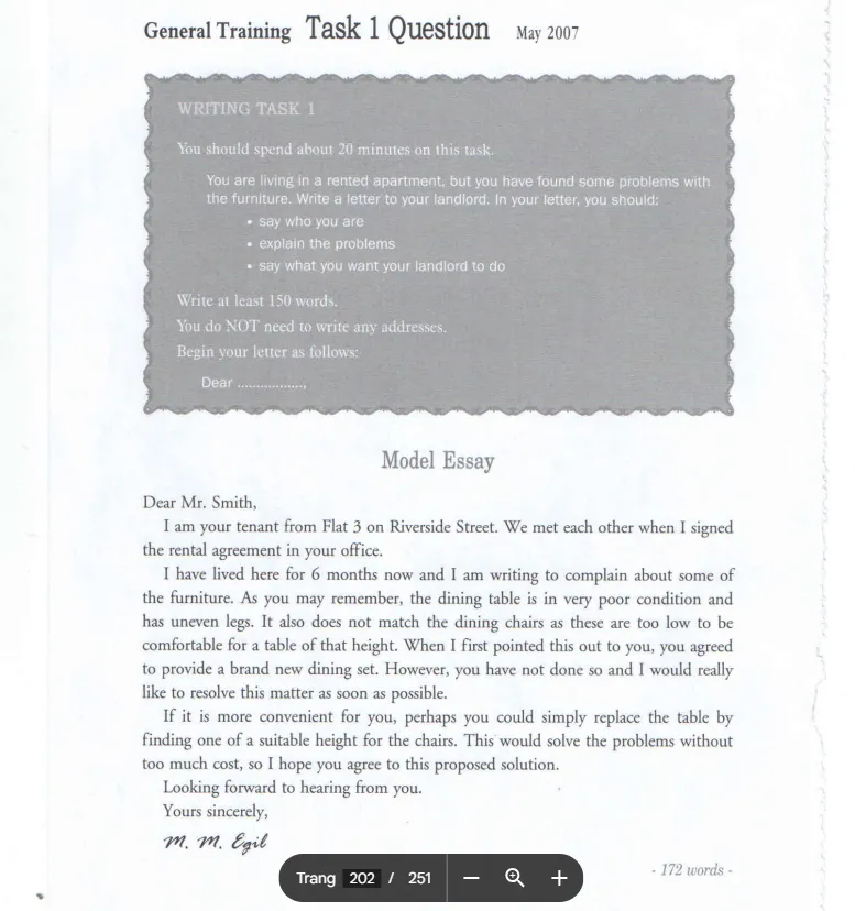 Part 3: Letters (IELTS Writing Task 1 - General Training)