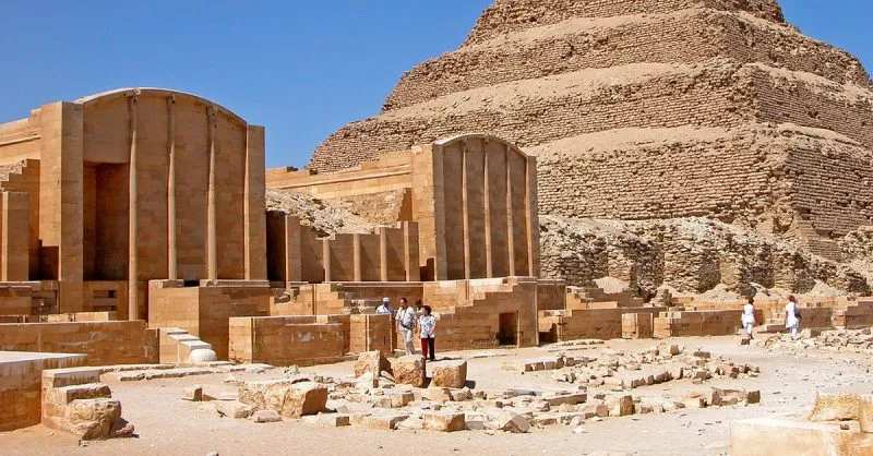 the step pyramid of djoser
