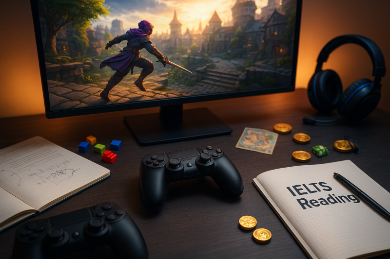 The attraction of video games IELTS Reading