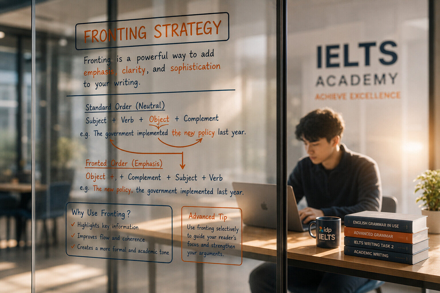 Bí kíp dùng kỹ thuật Fronting bứt phá điểm Cohesion trong IELTS