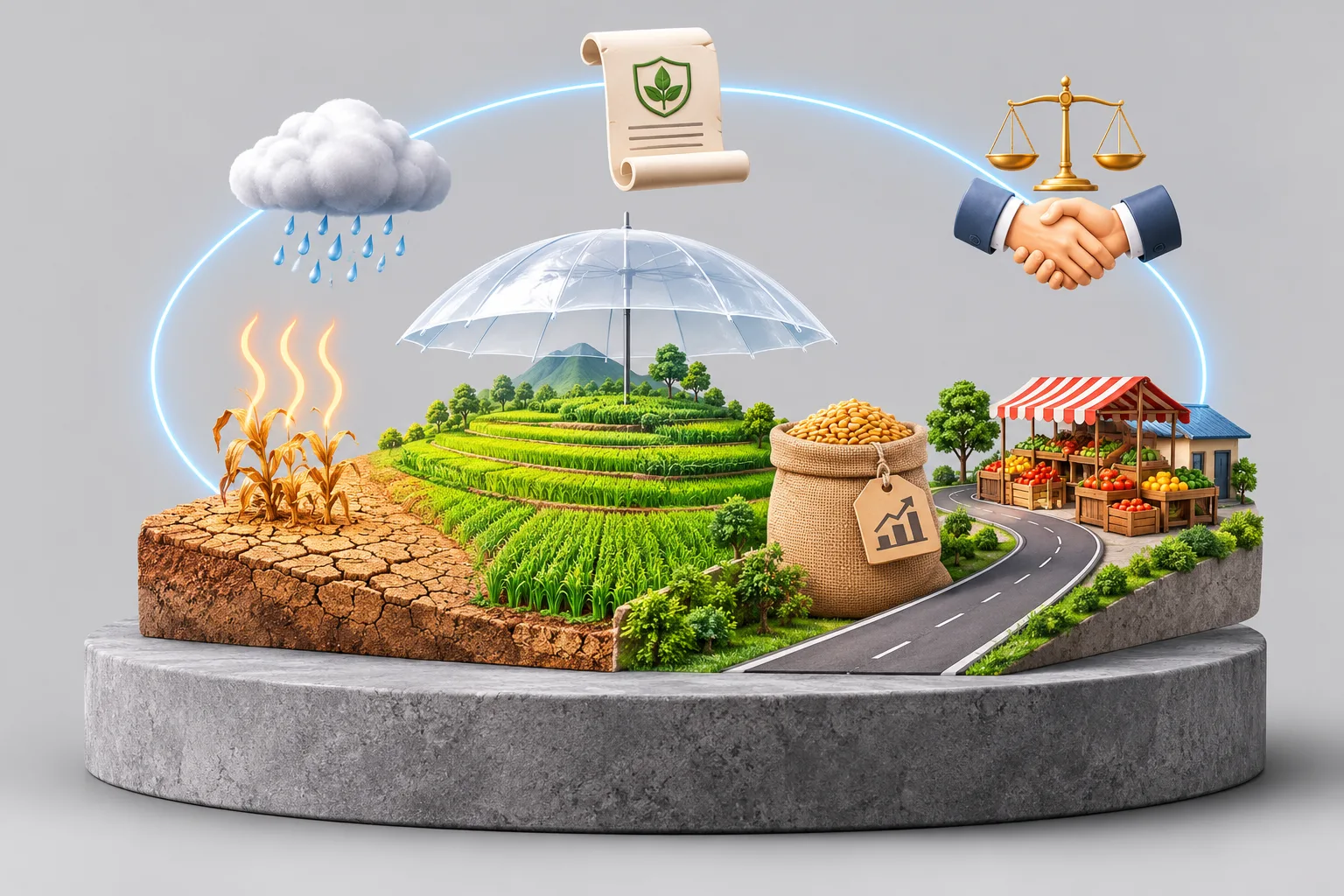 The risks agriculture faces in developing countries